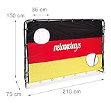 Fußballtor mit Torwand Deutschland - 2