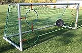 Variable Fussball Torwand-to-Go für Kleinfeldtore mit 4 Ringen Ø 70 cm