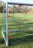 Variable Fussball Torwand-to-Go für Kleinfeldtore mit 4 Ringen Ø 70 cm - 2